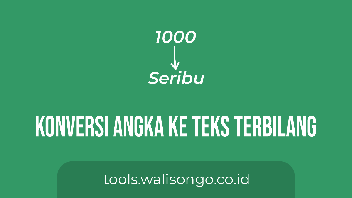 Konversi Angka ke Teks Terbilang